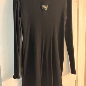 Wild Fable Black Long Sleeve Dress